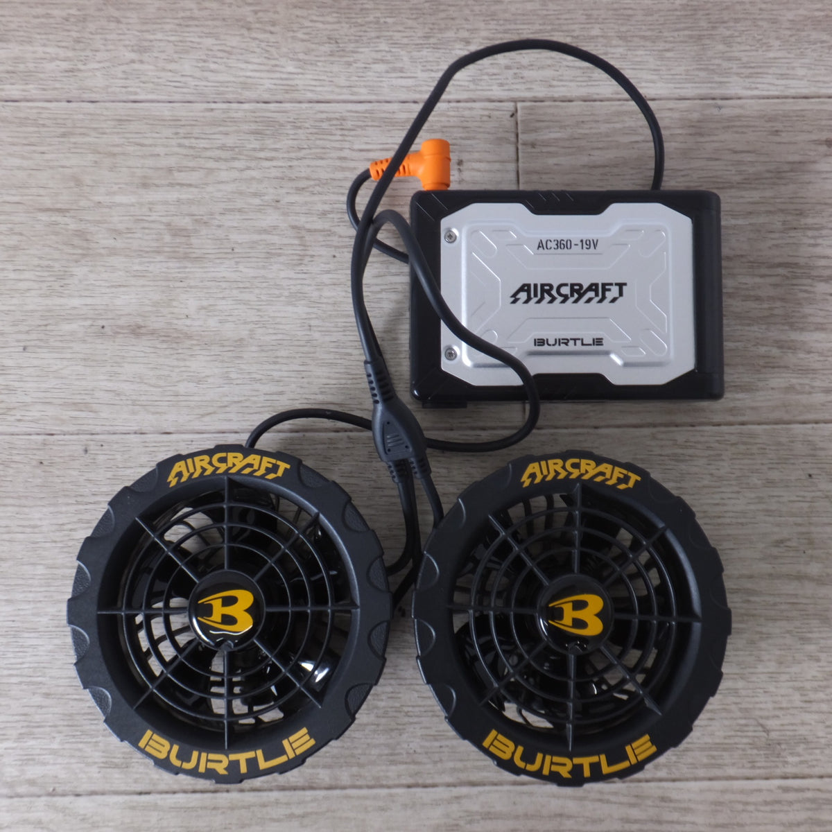 ★京セラ BURTLE AIRCRAFT バッテリ AC360-19V　ファンユニット AC370/371　セット★