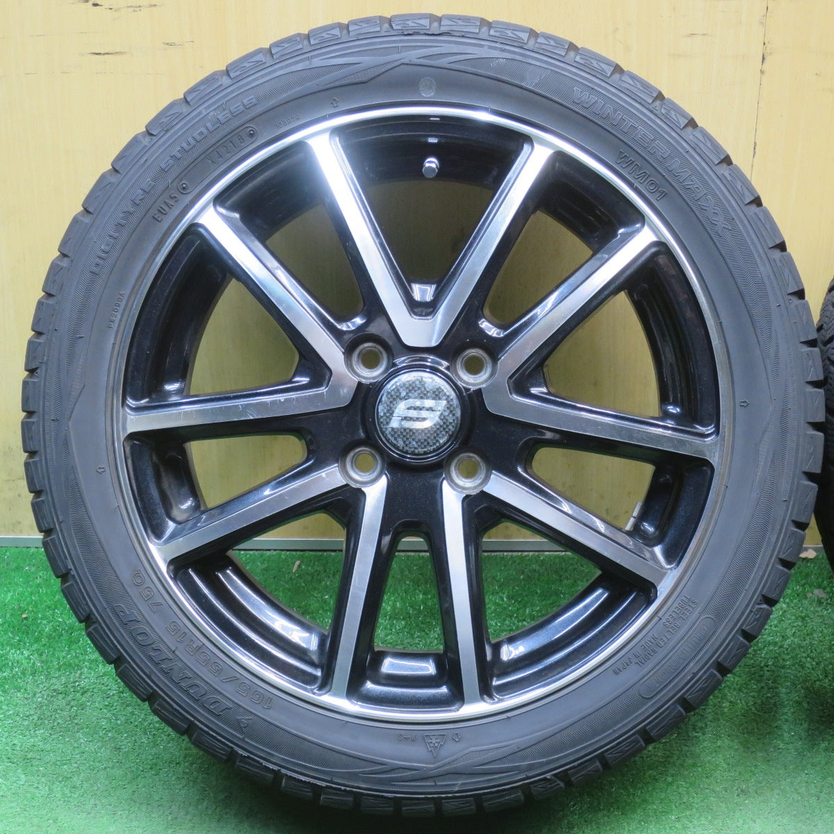 4本価格★スタッドレス 165/55R15 ダンロップ ウインターマックス WM01 STRANGER ストレンジャー 15インチ 軽サイズ PCD100/4H★6051308NJス