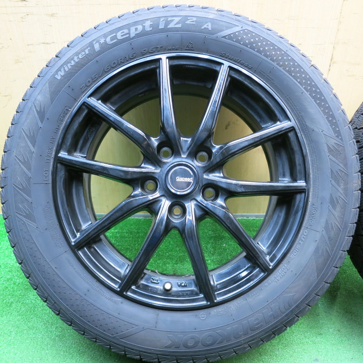 バリ溝！21年！9分★スタッドレス 205/60R16 ハンコック ウインター アイセプト IZ2A G.speed Gスピード 16インチ PCD114.3/5H★5052304AKス