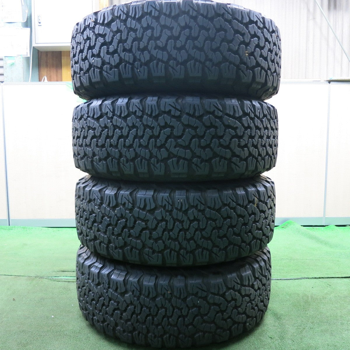 *送料無料* バリ溝！キレイ！9.5分★RAYS VOLK RACING TE37SB 265/65R18 BFグッドリッチ All-Terrain T/A KO2 レイズ ボルクレーシング PCD139.7/6H★4051507HAノ