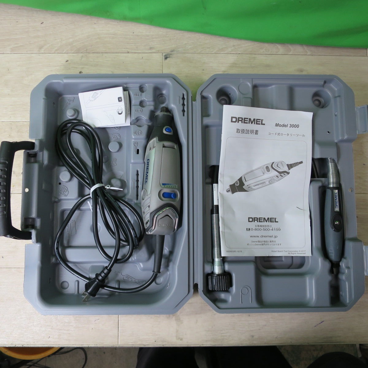 [送料無料] キレイ☆ドレメル ハイスピード コード式 ロータリー ツール 100V model 3000 ケース付き Dremel 電動 工具☆
