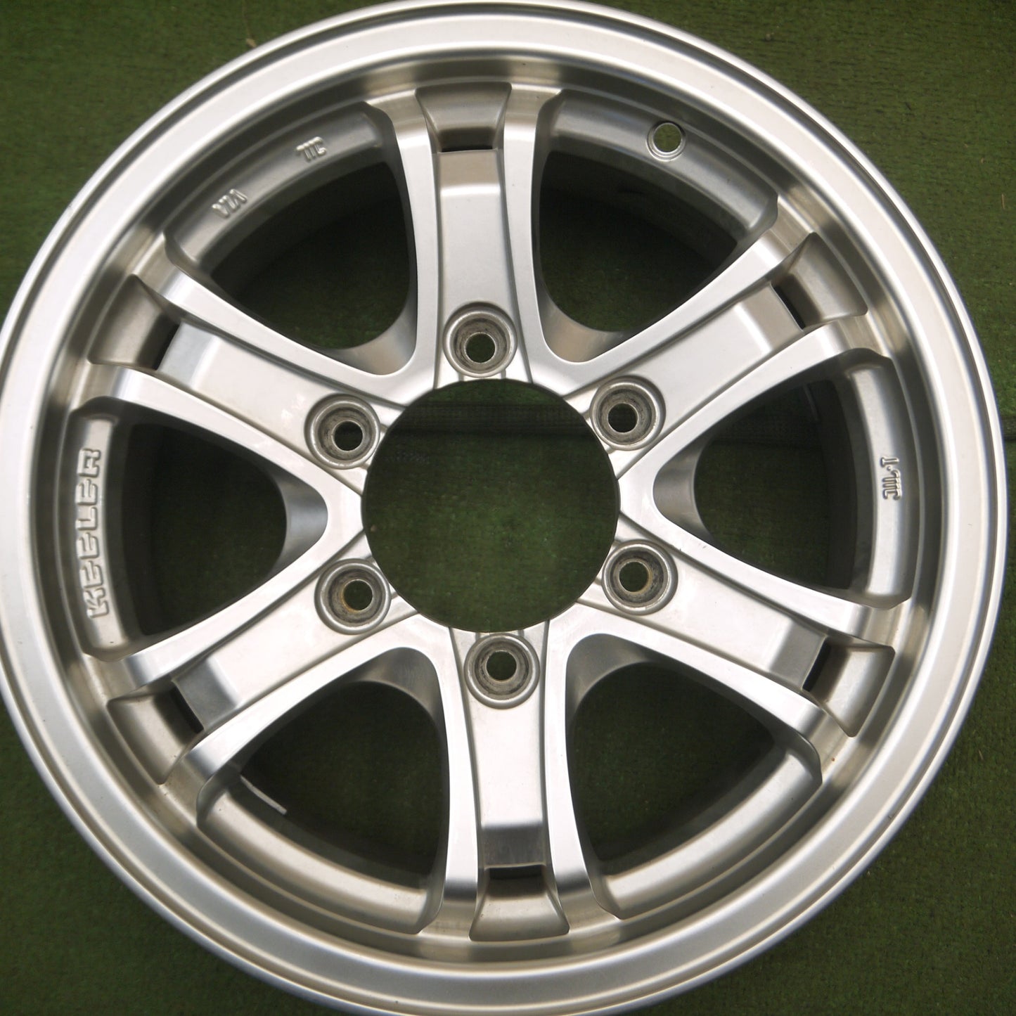 *送料無料* 4本価格★ハイエース 等 KEELER weds 15インチ ホイール キーラー ウェッズ 15×6J PCD139.7/6H★4041210Hホ