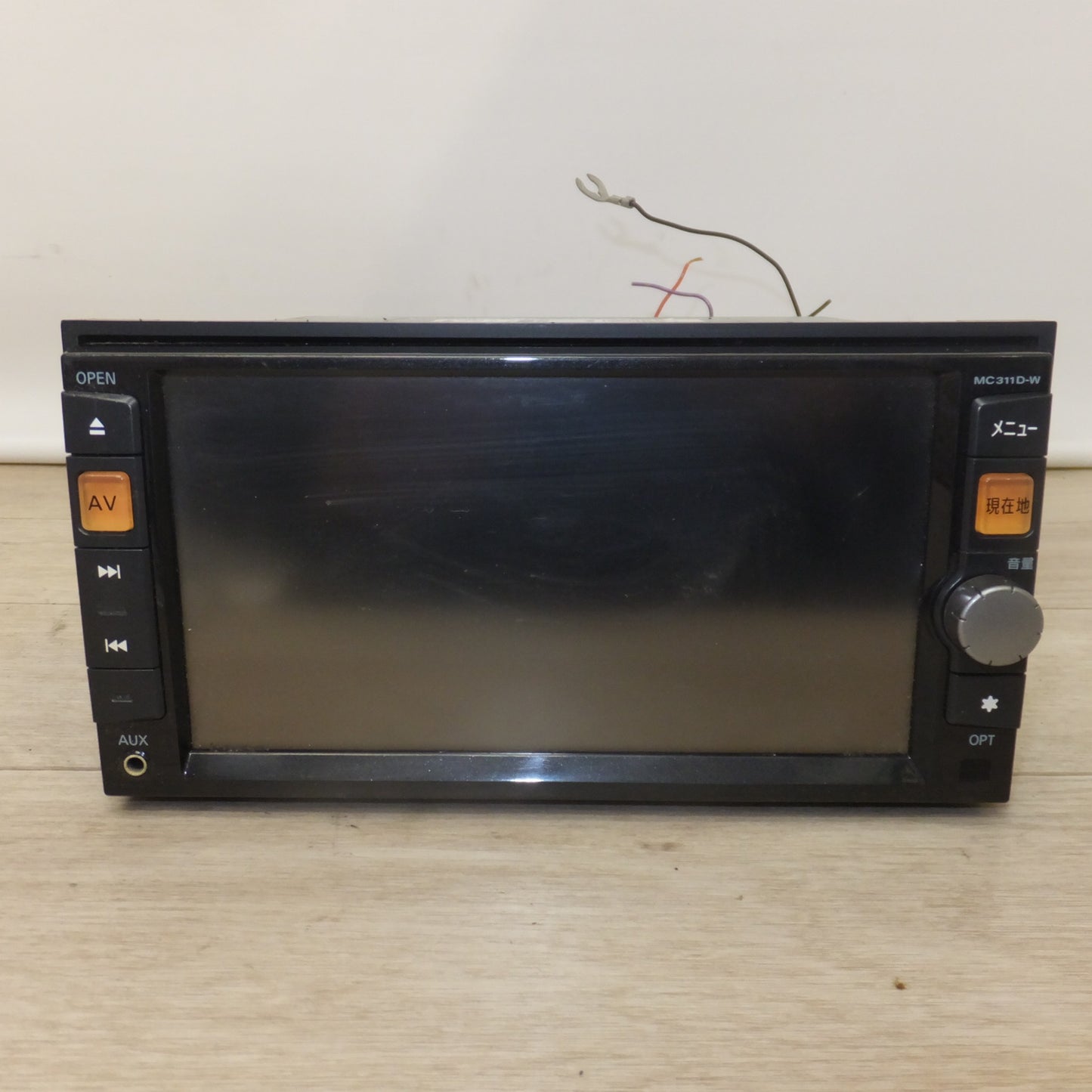 [送料無料] ジャンク★クラリオン製 日産 純正 オリジナルナビゲーションシステム MC311D-W[55]★