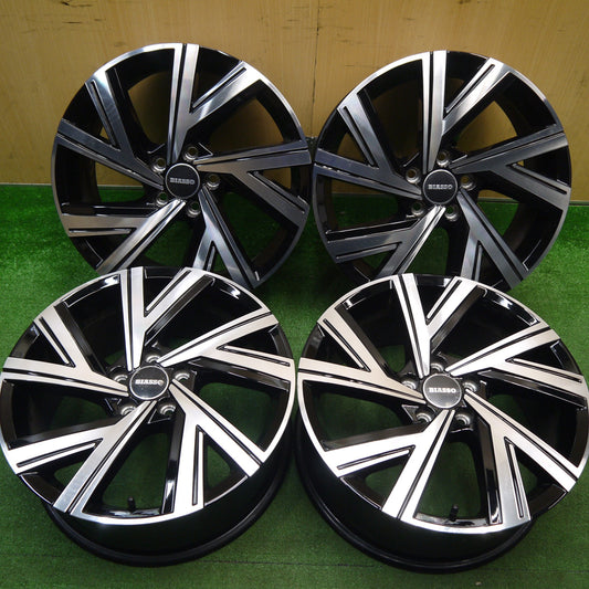 新車外し★VW ワーゲン ゴルフ8  R-LINE 純正 ホイール 18インチ 18×7.5J エンブレム BIASSO PCD112/5H★5120802Hホ