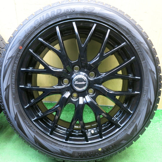 バリ溝！25年！キレイ！9.5分以上◎スタッドレス 215/50R17 ヨコハマ アイスガード iG70 Exceeder エクシーダー 17インチ PCD114.3/5H◎6092408HAス