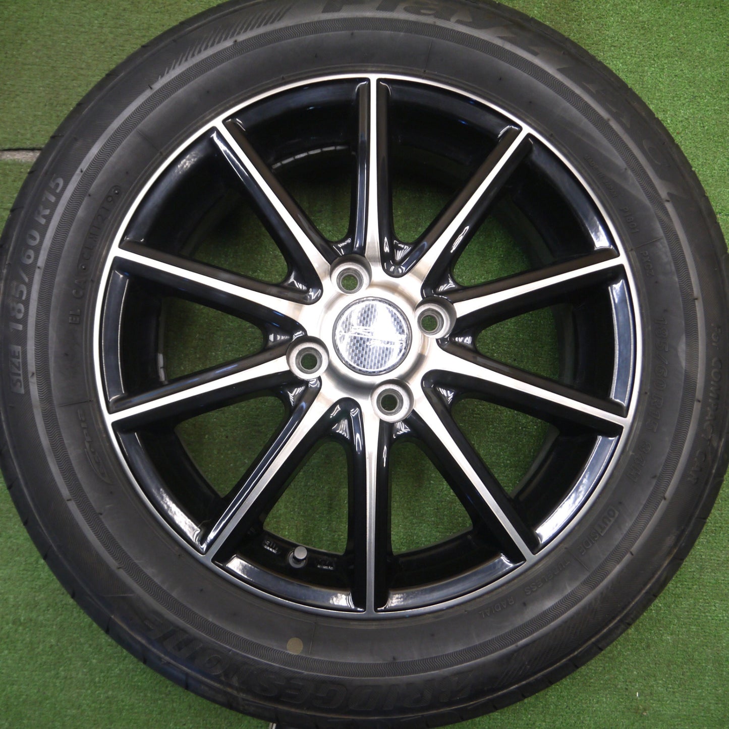 [送料無料] キレイ★185/60R15 ブリヂストン プレイズ PX-C R VERSION Sprint Rバージョン スプリント 15インチ PCD100/4H★5012907Hノ