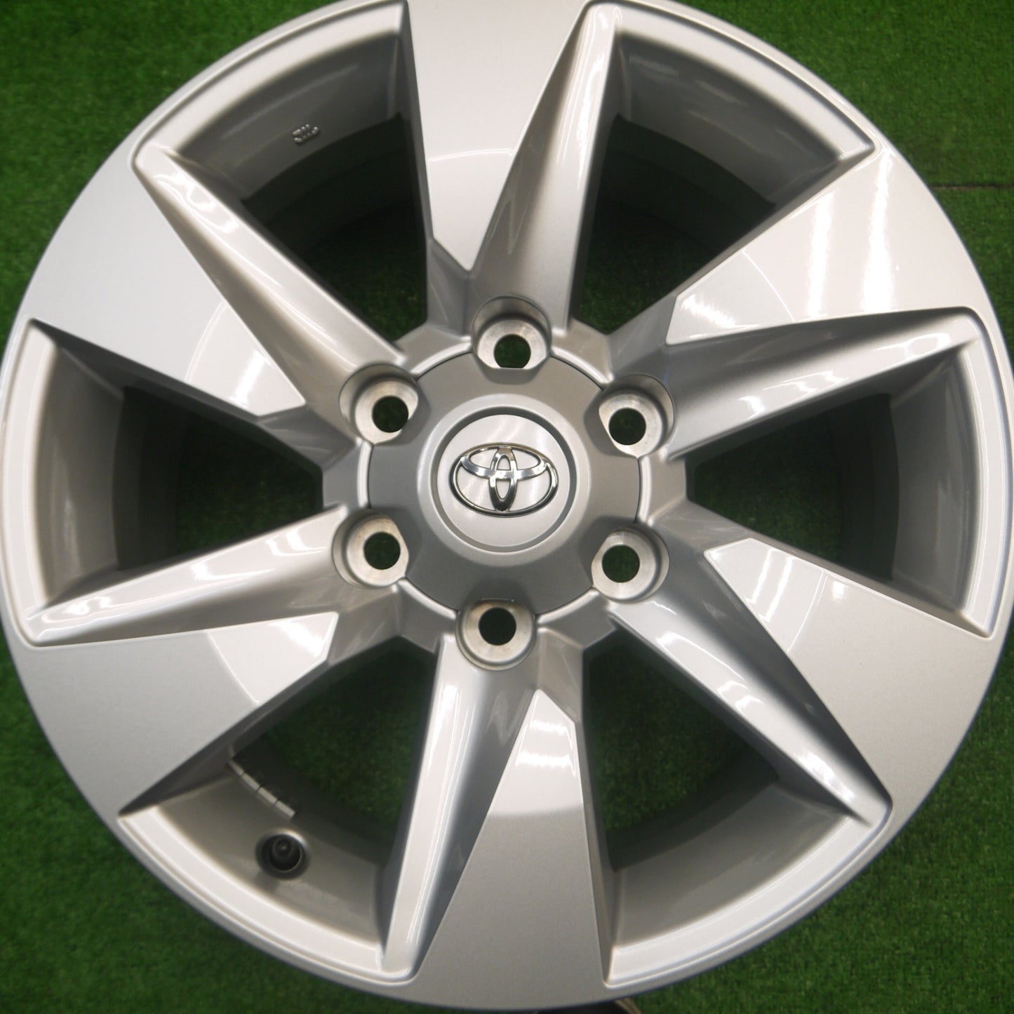 *送料無料* 新車外し★トヨタ 150系 後期 ランクル プラド 純正 ホイール 17インチ 17×7.5J PCD139.7/6H★4090309Hホ