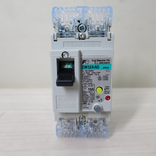 [送料無料] 未使用☆富士電機 一般配線用 漏電遮断器 EW32AAG-2P010 漏電ブレーカー☆
