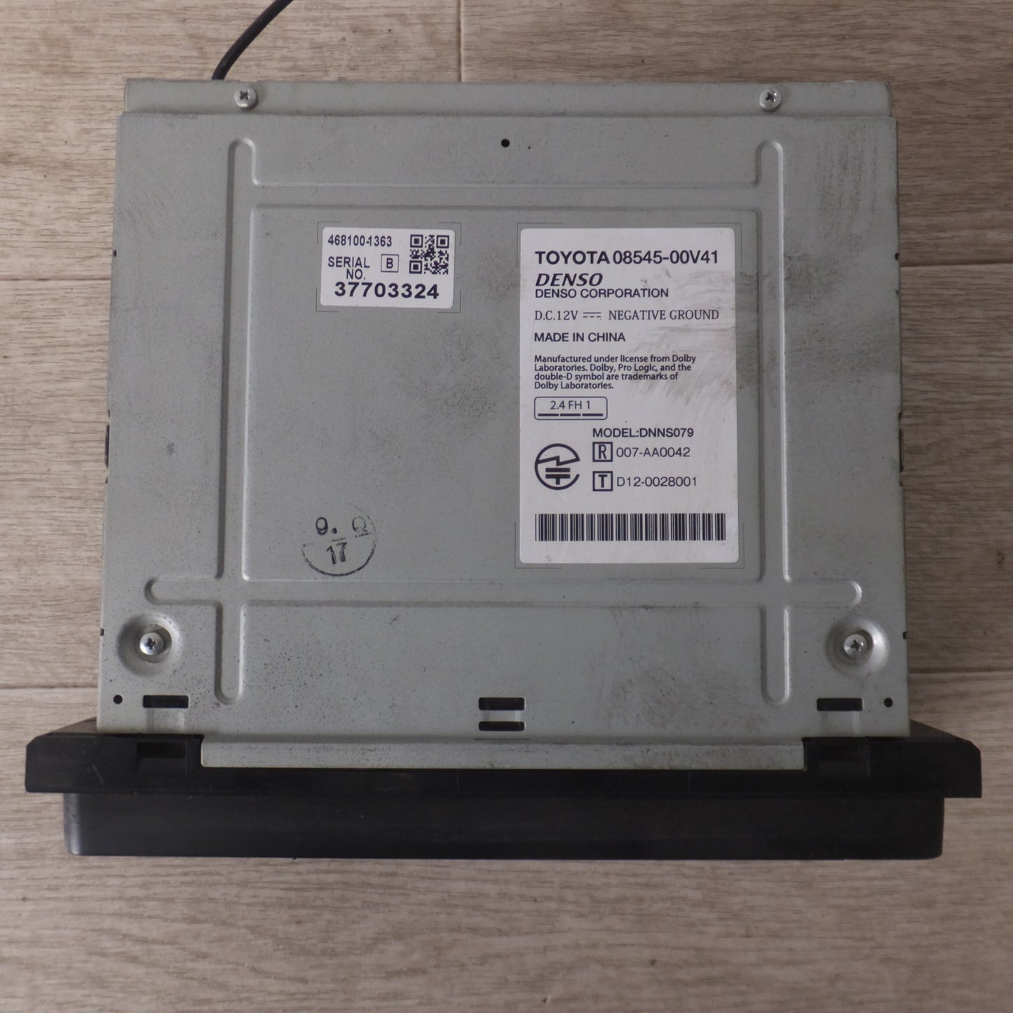 [送料無料] 現状品★デンソー製 トヨタ 純正 エクセレントナビ NHZD-W62G 08545-00V41　セキュリティロック品(20)★