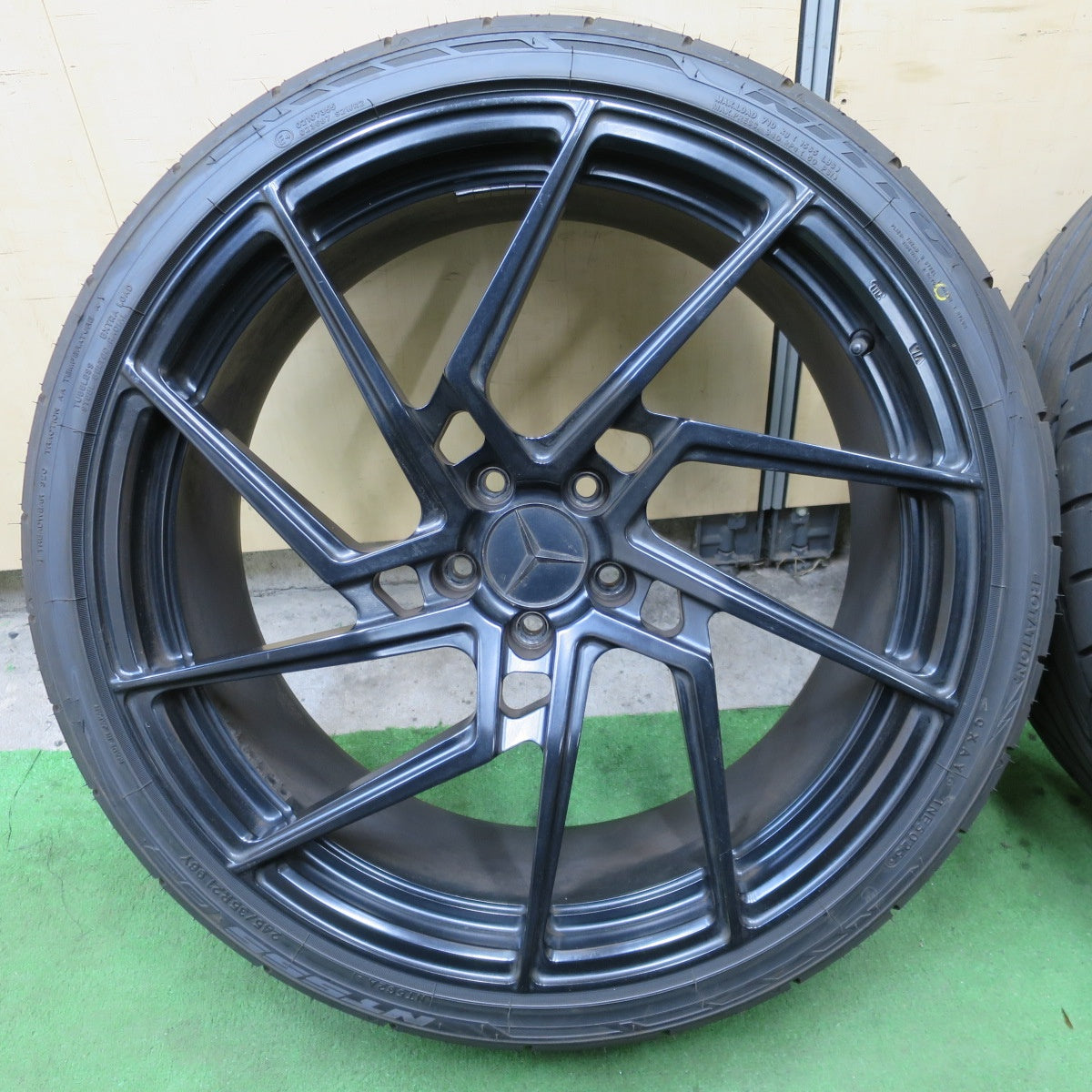 バリ溝！25年！ほぼ10分★ベンツ 等 T&T FORGED 245/35R21 285/30R21 ニットー NT555 G2 invo コンチネンタル コンチスポーツコンタクト 5P 21インチ PCD112/5H★6032002ナノ