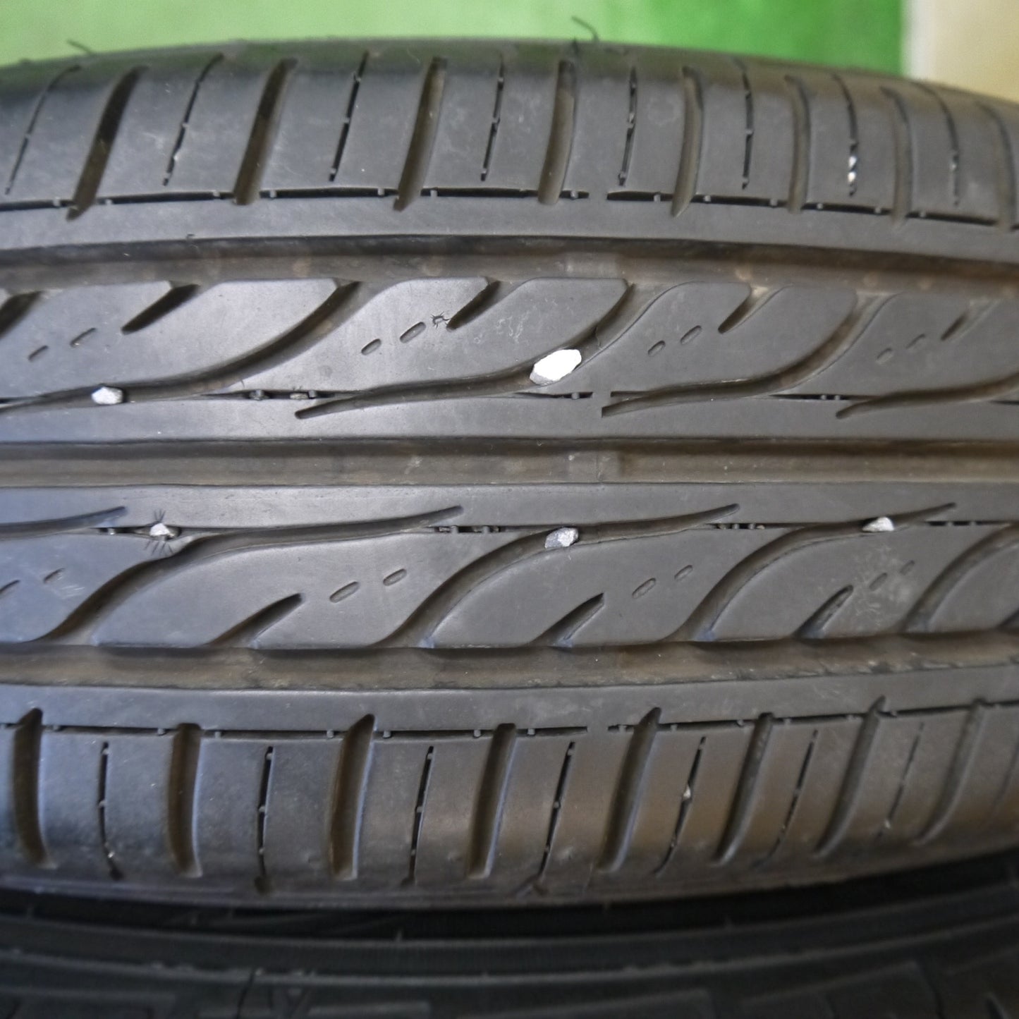 バリ溝！9分★スズキ MH23S ワゴンR 純正 155/65R14 ダンロップ EC202 14インチ PCD100/4H★6051109Hノ