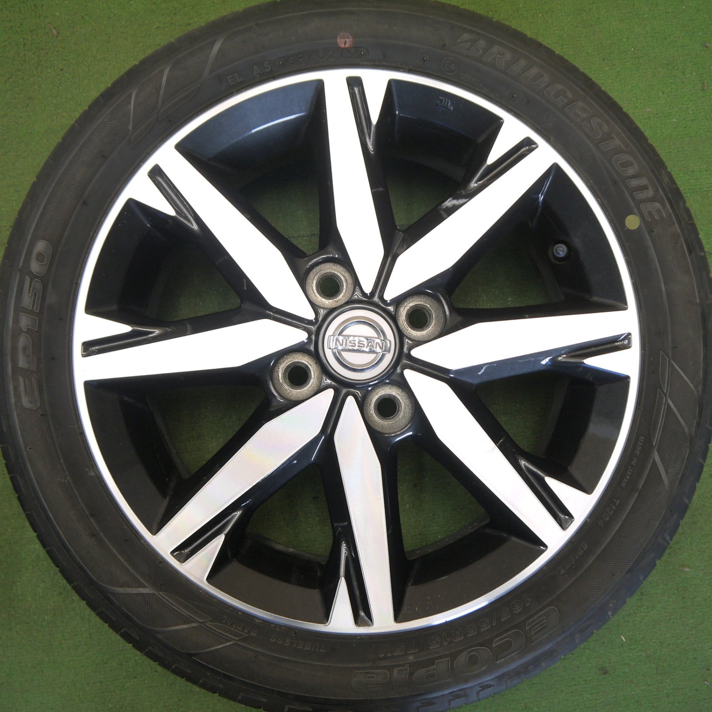 4本価格★日産 デイズ ルークス ハイウェイスター 純正 165/55R15 ブリヂストン エコピア EP150 15インチ PCD100/4H★6042406Hノ