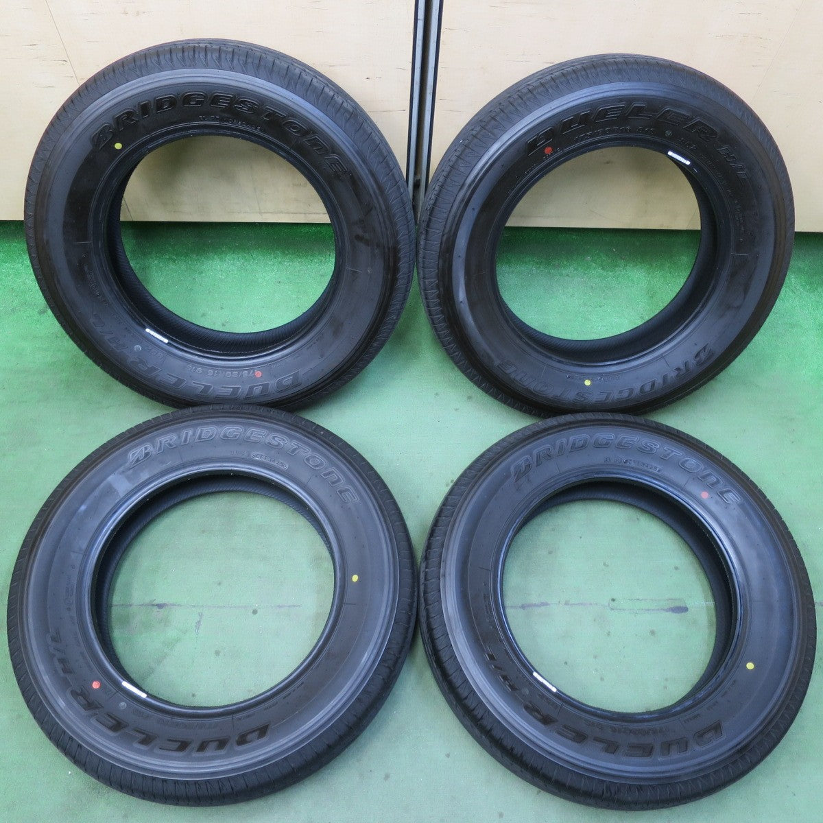 バリ溝！25年！9.5分以上★ジムニー 等 175/80R16 ブリヂストン デューラー H/L 852 DUELER 16インチ タイヤ★5120204イノタ