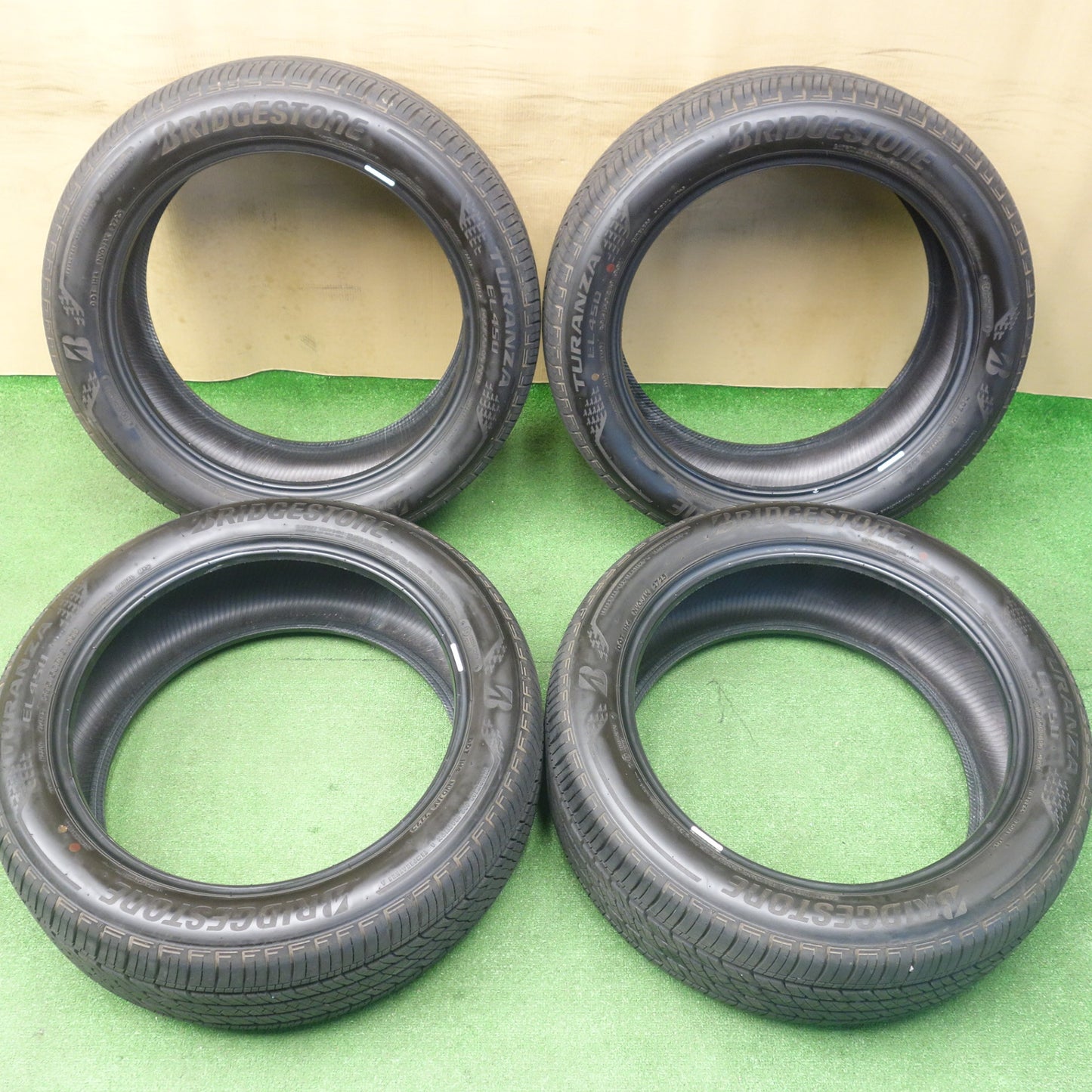 ほぼ新車外し！25年★235/50R19 ブリヂストン トランザ EL450 タイヤ 19インチ エクストレイル ハリアー フォレスター 等★6022003KTノタ
