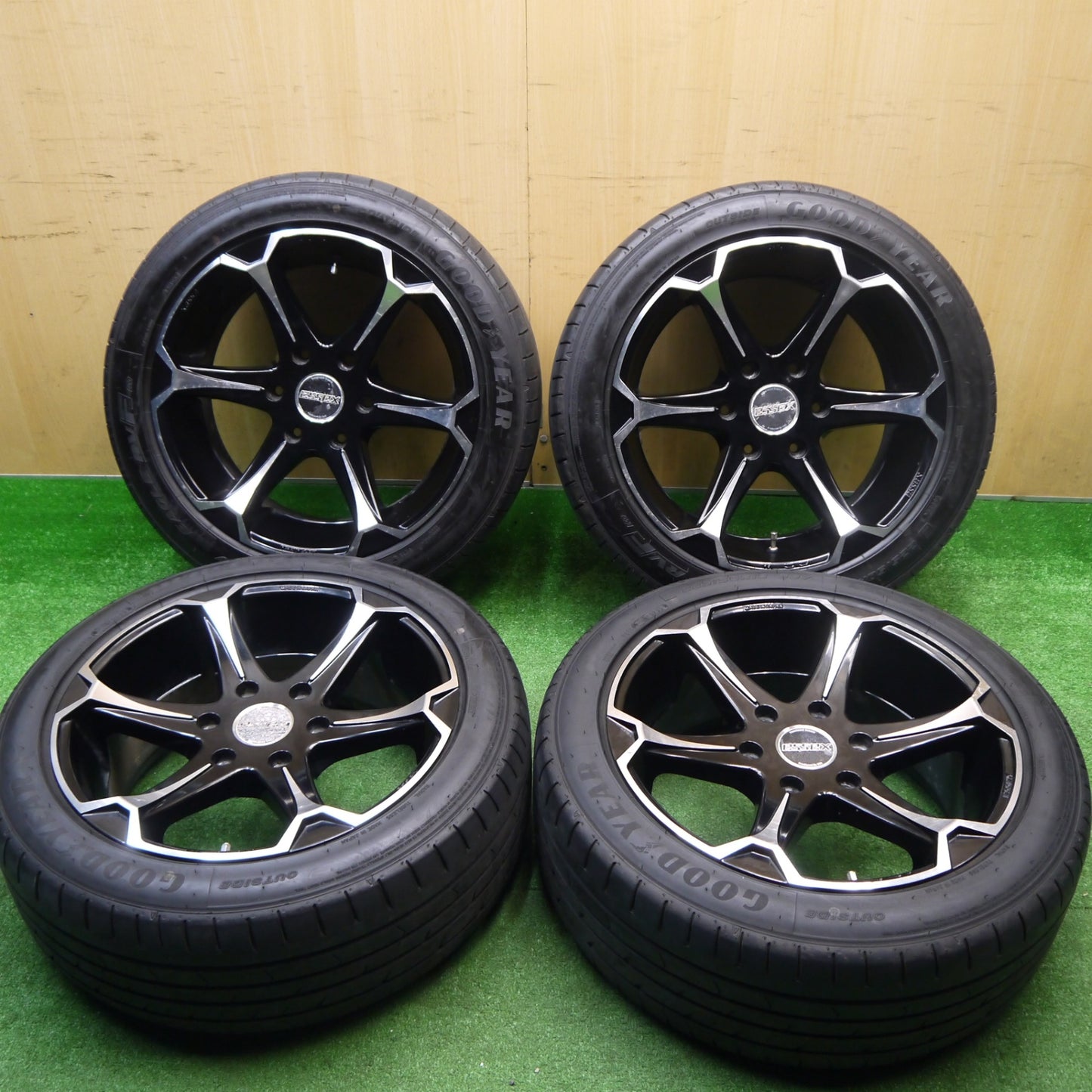 4本価格！22年★ESSEX CRS 225/50R18 グッドイヤー イーグル RVF ECO エセックス 18インチ PCD139.7/6H★5110506Hノ