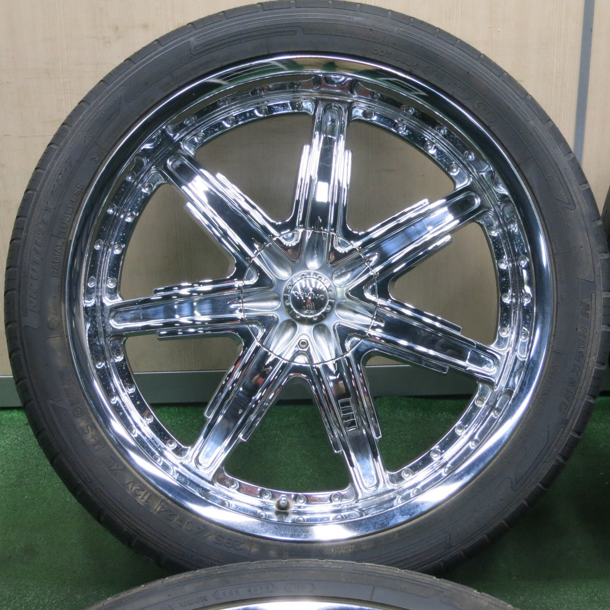 *送料無料* バリ溝！9.5分★285/40R24 DEVTNO ナンカン NK UTILITY SP-7 24インチ PCD139.7/6H★4041606TNノ