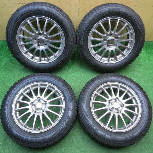 バリ溝！キレイ！9.5分★スタッドレス 205/60R16 ブリヂストン ブリザック VRX2 ECO FORME エコフォルム 16インチ PCD114.3/5H★5031609TNス
