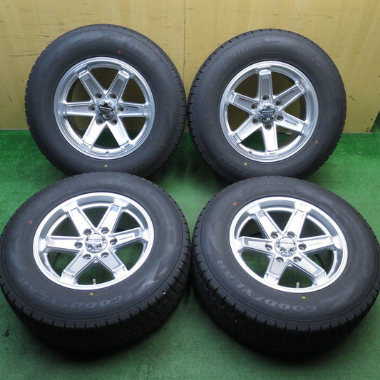 バリ溝！22年！キレイ！9.5分★ランクル 等 KEELER 265/65R17 スタッドレス グッドイヤー アイスナビ SUV キーラー 17インチ PCD139.7/6H★5040503KKス