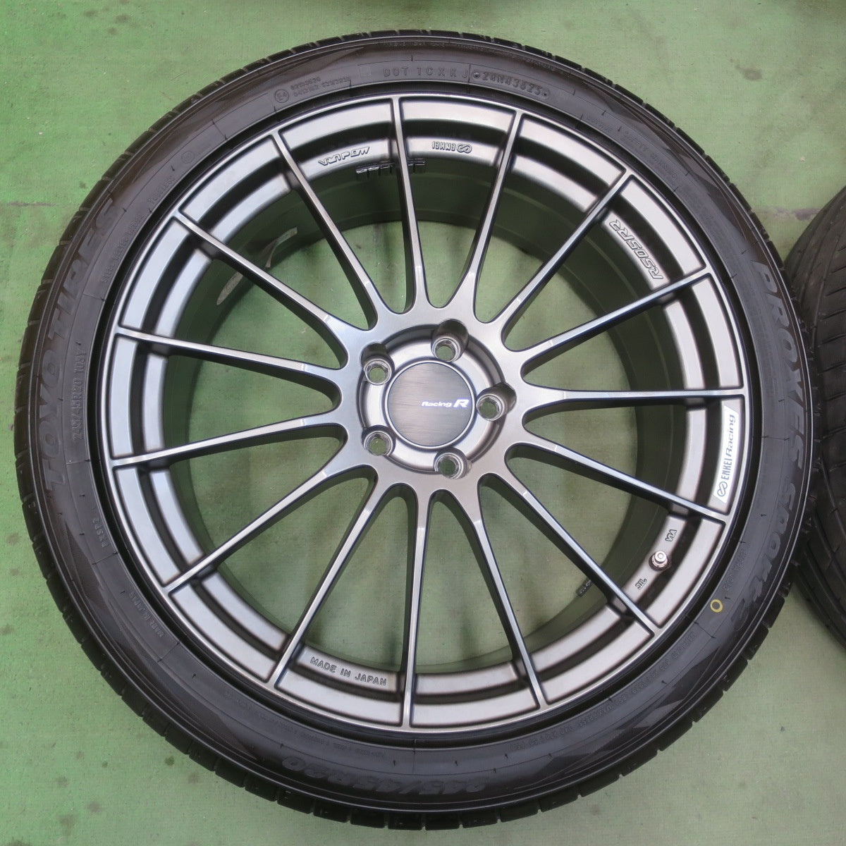 センサー付！バリ溝！25年！キレイ！ほぼ10分★ENKEI Racing RS05RR 245/45R20 トーヨー プロクセス スポーツ2 エンケイ レーシング 20インチ PCD114.3/5H★6031606イノ
