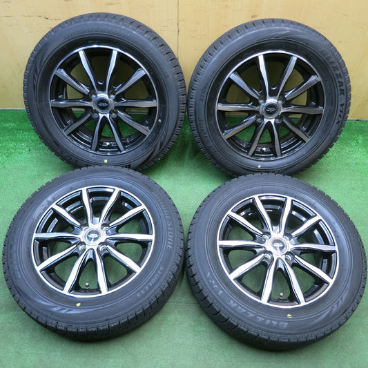 バリ溝！キレイ！9.5分★スタッドレス 185/65R15 ブリヂストン ブリザック VRX TEAD テッド 15インチ PCD100/4H★6031517HAス