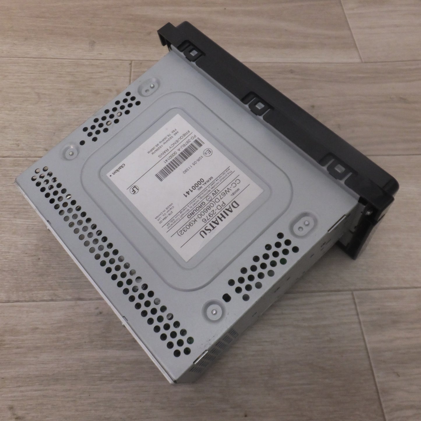 [送料無料] ★クラリオン製 ダイハツ 純正 ワイドシンプルCDチューナー PD-2976 CC-W67D 08600-K9032(64★