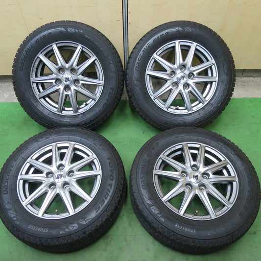 バリ溝！21年！キレイ！9分★スタッドレス 205/65R15 トーヨー オブザーブ GIZ2 SEIN ザイン 15インチ PCD114.3/5H★5090101TTス