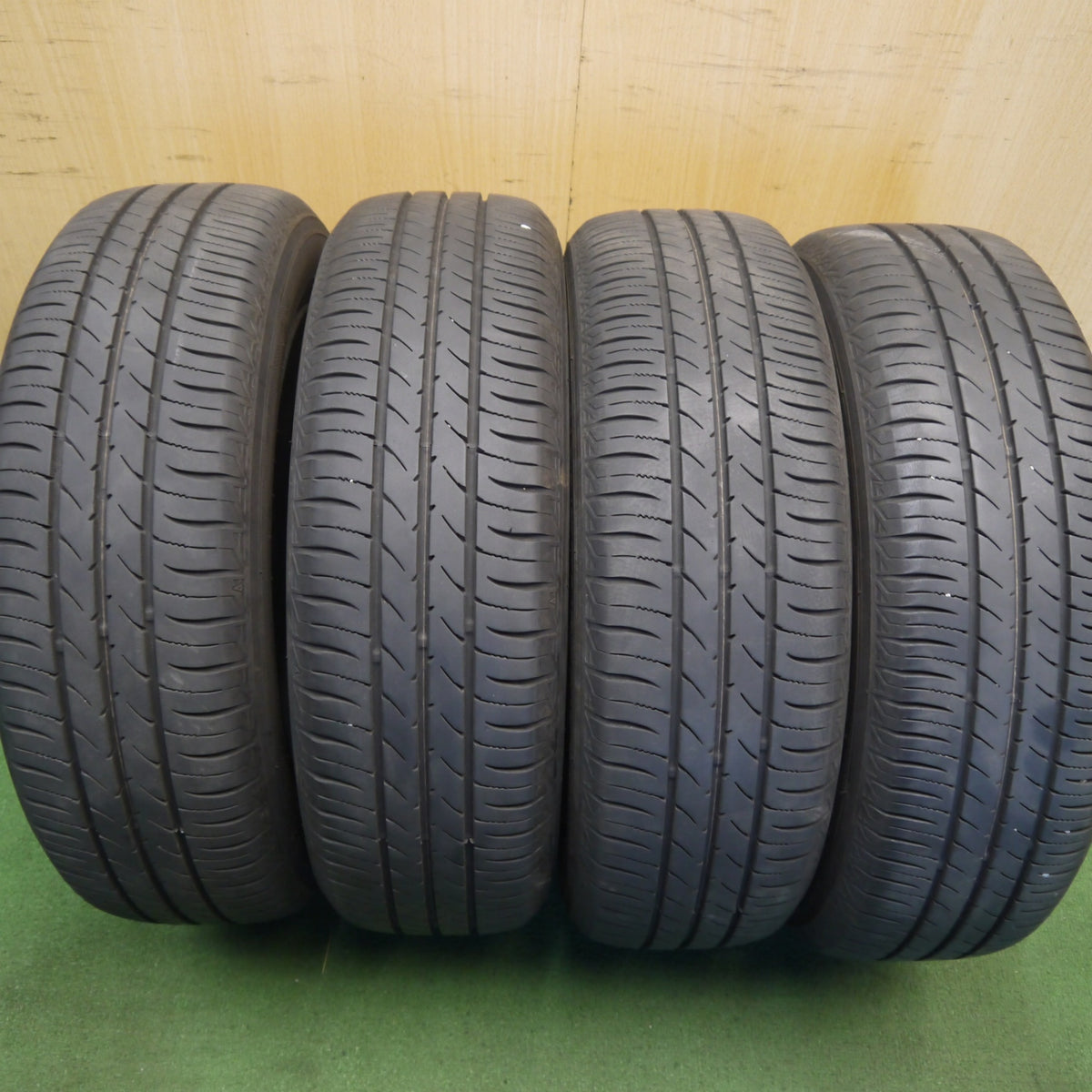 バリ溝！23年！9分◎トヨタ NHP10 アクア 純正 スチール 175/65R15 トーヨー ナノエナジー3 プラス 15インチ PCD100/4H◎6083106Hノ