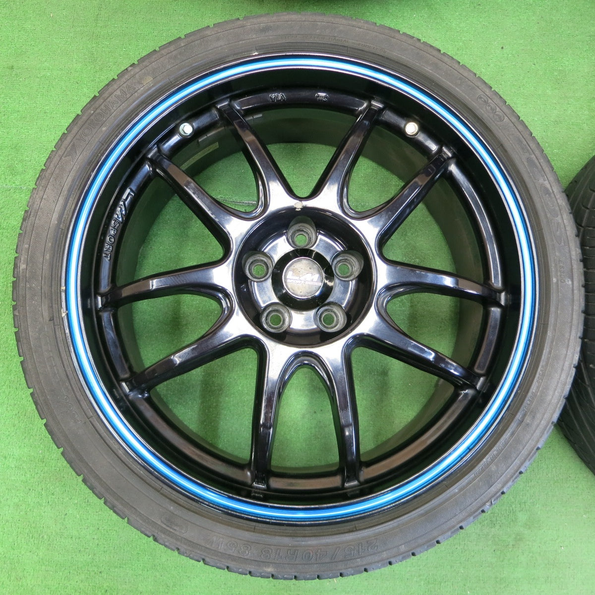 *送料無料* 4本価格★86 BRZ 等 LM SPORT 215/40R18 ヨコハマ DNA エコス ES300 18インチ PCD100/5H★4052203イノ