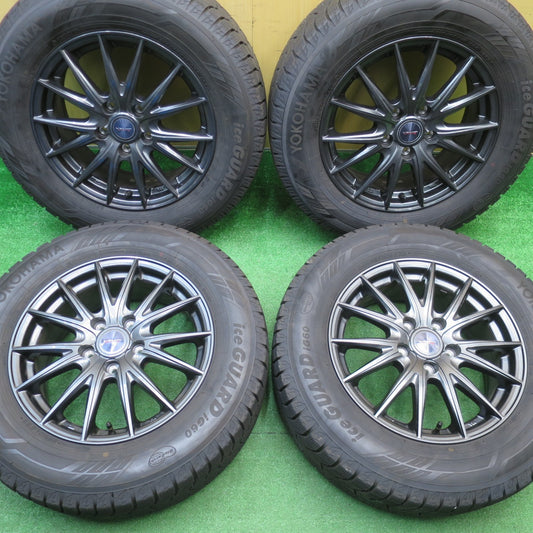バリ溝！23年！キレイ！9.5分★スタッドレス 215/65R16 ヨコハマ アイスガード iG60 VELVA SPORTZ ヴェルヴァ 16インチ PCD114.3/5H★5110903NJス