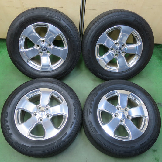 バリ溝！9.5分◎JEEP ジープ グランドチェロキー 純正 265/60R18 トーヨー プロクセス スポーツ SUV 18インチ PCD127/5H◎6071505イノ