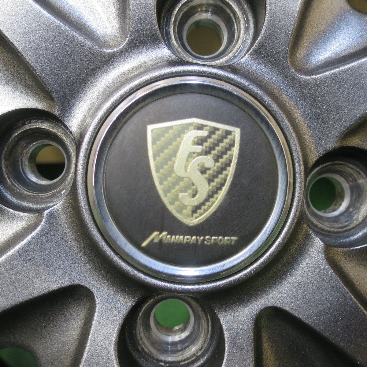 キレイ！24年◎スタッドレス 155/65R14 ブリヂストン ブリザック VRX2 MANARAY SPORT マナレイ スポーツ 14インチ PCD100/4H◎6091912イス