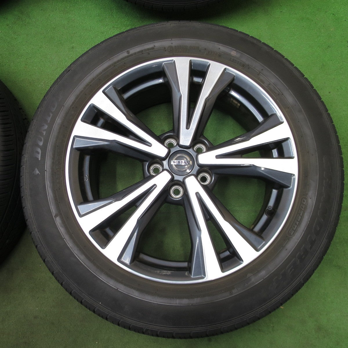 4本価格★日産 T32 エクストレイル 純正 225/60R18 ダンロップ ST30 グラントレック 18インチ PCD114.3/5H★6041001ナノ