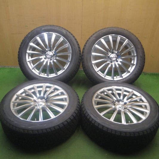 バリ溝！9分★スタッドレス LEONIS FW 235/55R19 ブリヂストン ブリザック DM-V2 レオニス 19インチ PCD114.3/5H★4070305Hス