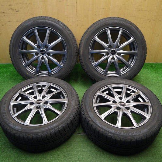 バリ溝！キレイ！8.5分★スタッドレス 205/55R16 ヨコハマ アイスガード iG50 プラス EuroSpeed MANARAY SPORT ユーロスピード 16インチ PCD114.3/5H★5031805Hス