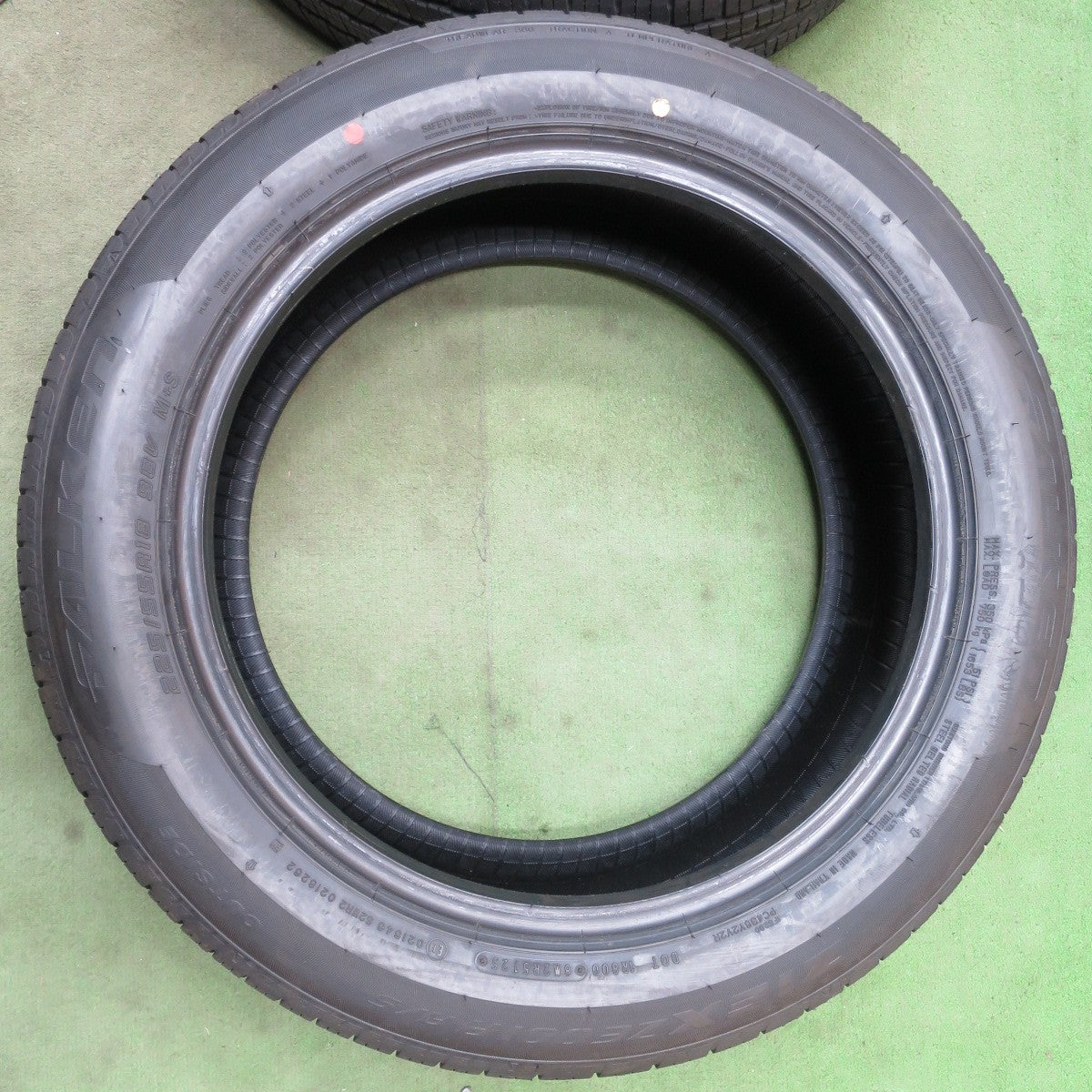 新車外し！25年◎225/55R18 ファルケン ZIEX ZE001A A/S タイヤ 18インチ デリカD5 アウトランダー エクストレイル クロストレック 等◎6082102NGノタ