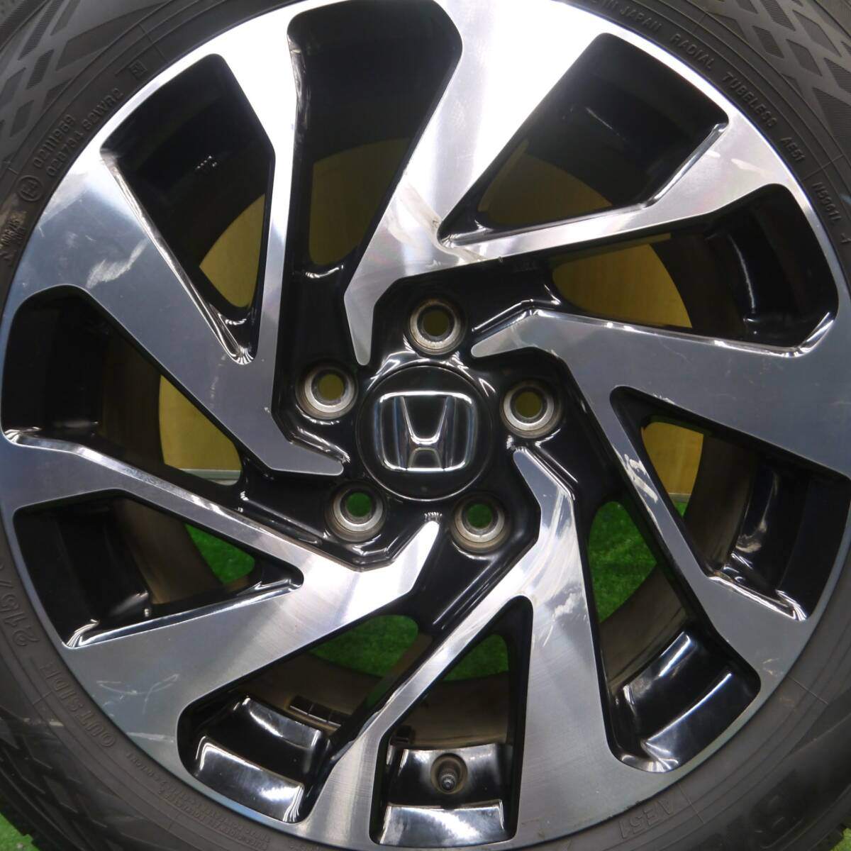 バリ溝 22年 8.5分 1本★ホンダ FC1 シビック 純正 215/55R16 ヨコハマ BluEarth-GT AE51 ブルーアース PCD114.3/5H★5030406Hノ