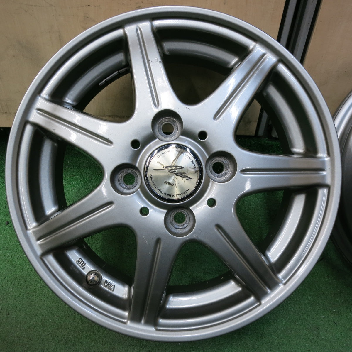 4本価格★JOKER weds ジョーカー ウェッズ 13インチ ホイール 13×4J PCD100/4H★5042309SYホ