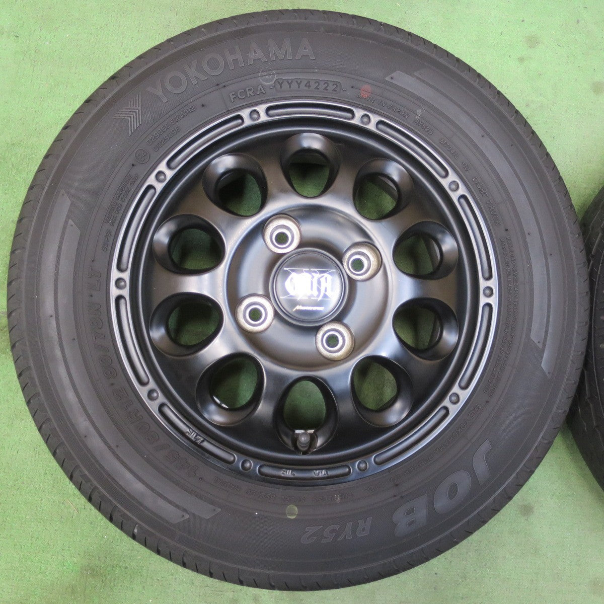 バリ溝！25年！9.5分★145/80R12 80/78N GAIA MANARAY SPORT ブリヂストン K370 ヨコハマ JOB RY52 ガイア マナレイ スポーツ 12インチ PCD100/4H★6022812イノ