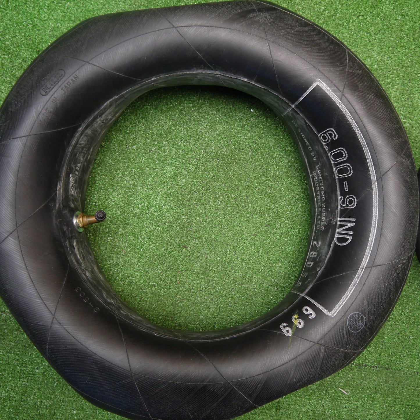 未使用！25年！付属品付き！2本★フォークリフト タイヤ 6.00-9 10PR ダンロップ POWER LIFTER パワー リフター★5102409Hノタ