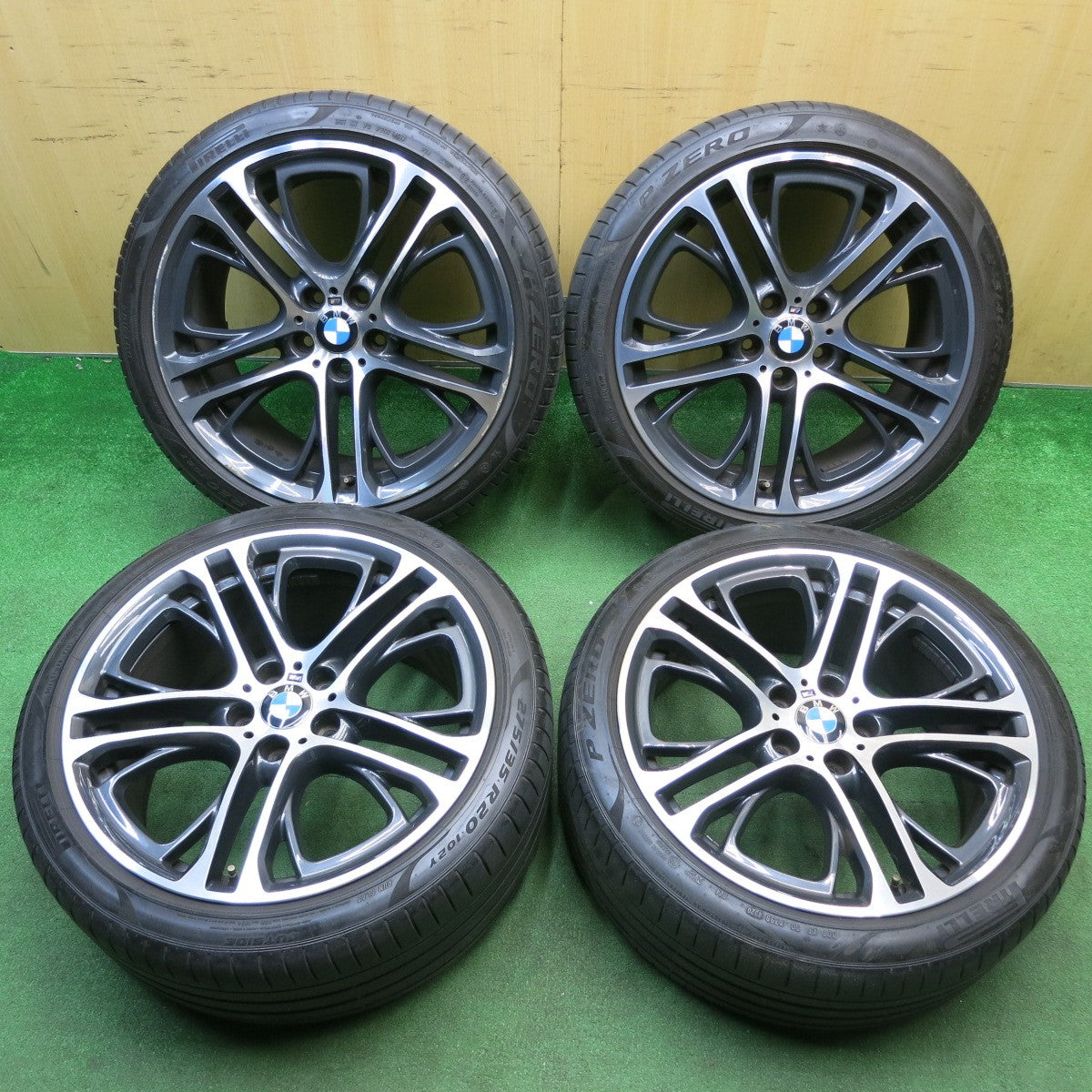 4本価格★BMW X4 Mスポーツ 純正 245/40R20 275/35R20 ピレリ PZERO TM ランフラット 20インチ PCD120/5H★6030507HAノ