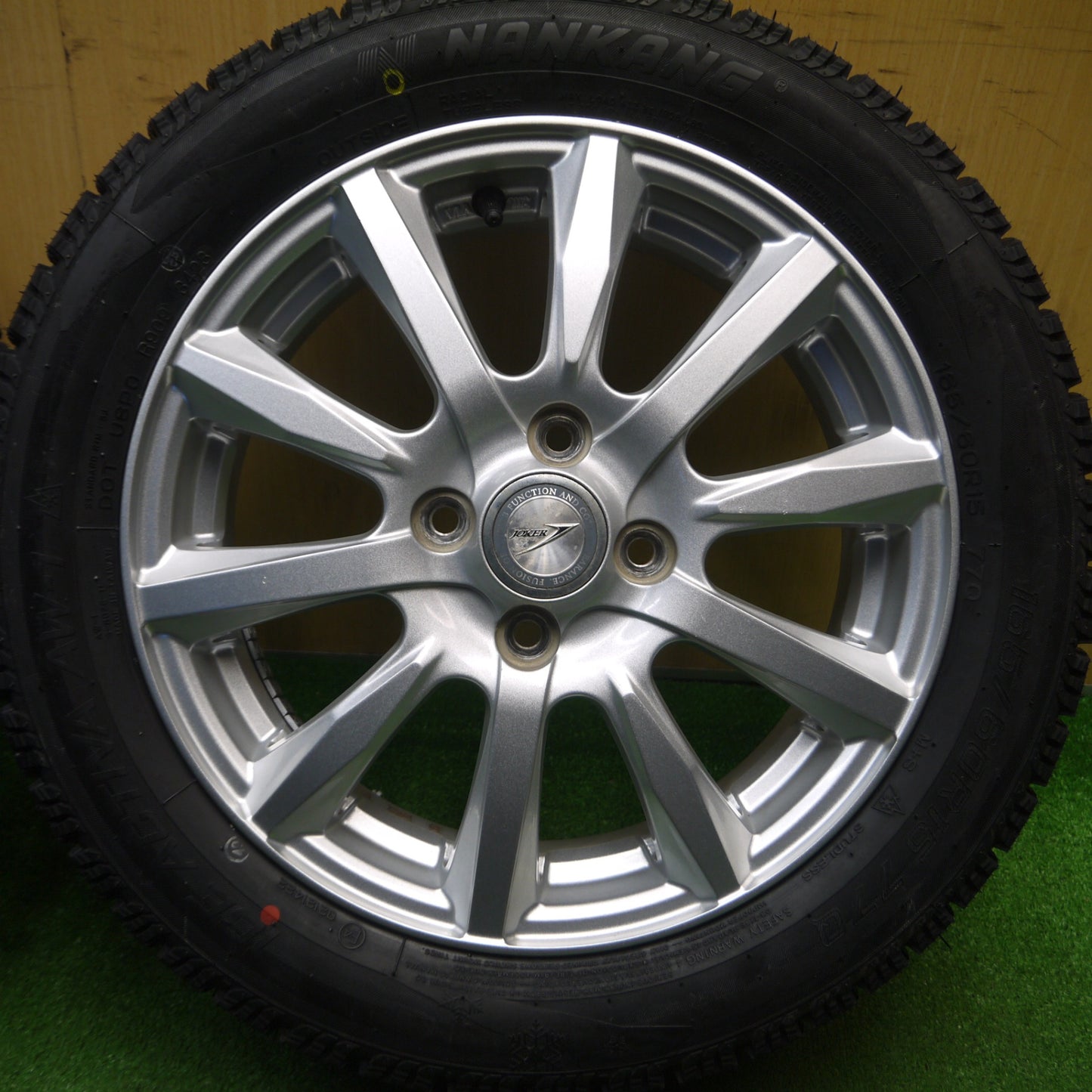 [送料無料] タイヤのみ未使用！23年！キレイ★スタッドレス 165/60R15 ナンカン アイスアクティバ AW-1 JOKER ジョーカー 15インチ 軽自動車 ハスラー デリカミニ 等 PCD100/4H★5010701Hス