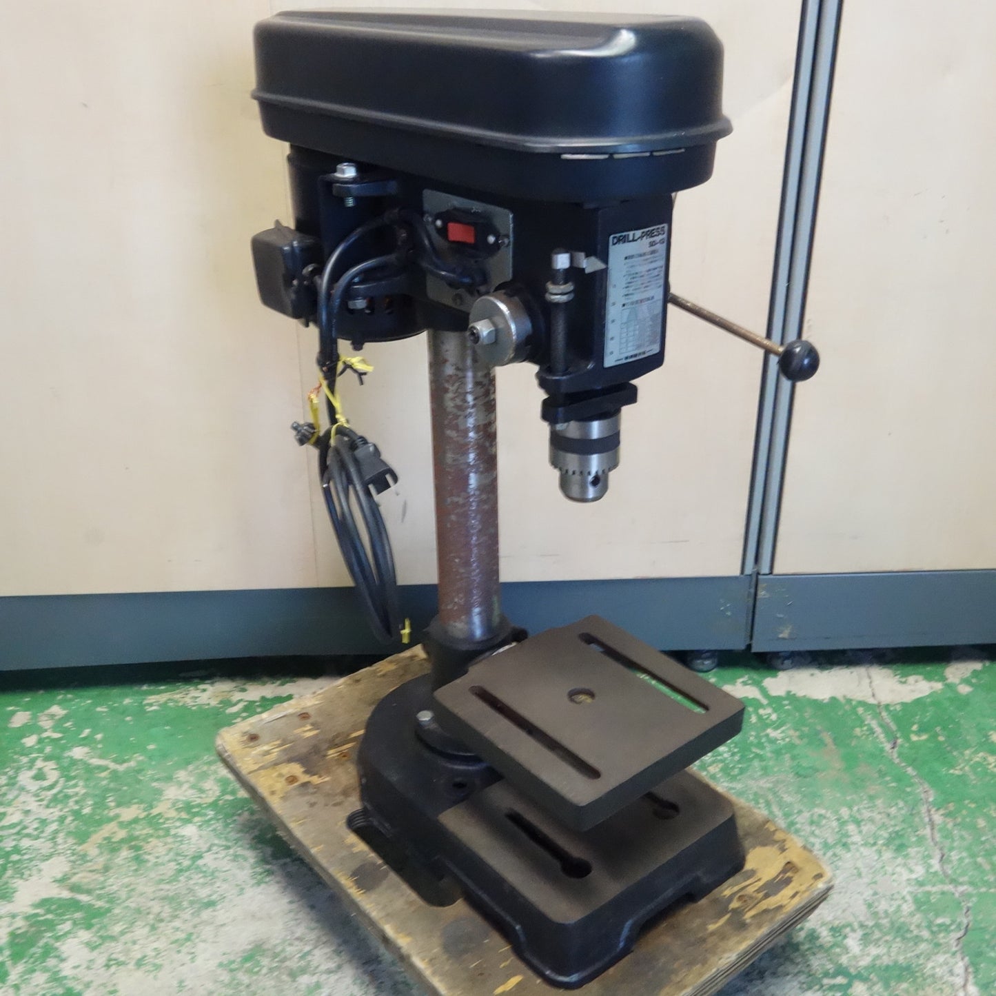 [送料無料] ☆新興製作所 卓上 ボール盤 DRILL-PRESS ドリル プレス 100V SD-13 穴あけ SHINKO 電動 工具☆