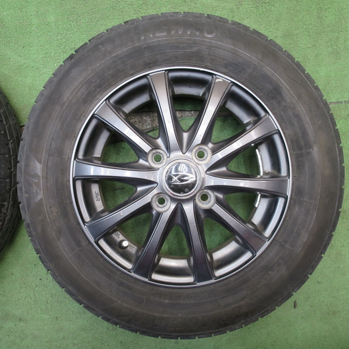 バリ溝！23年！8.5分◎145/80R13 ブリヂストン NEWNO Exsteer エクスター 13インチ PCD100/4H◎6072703NJノ