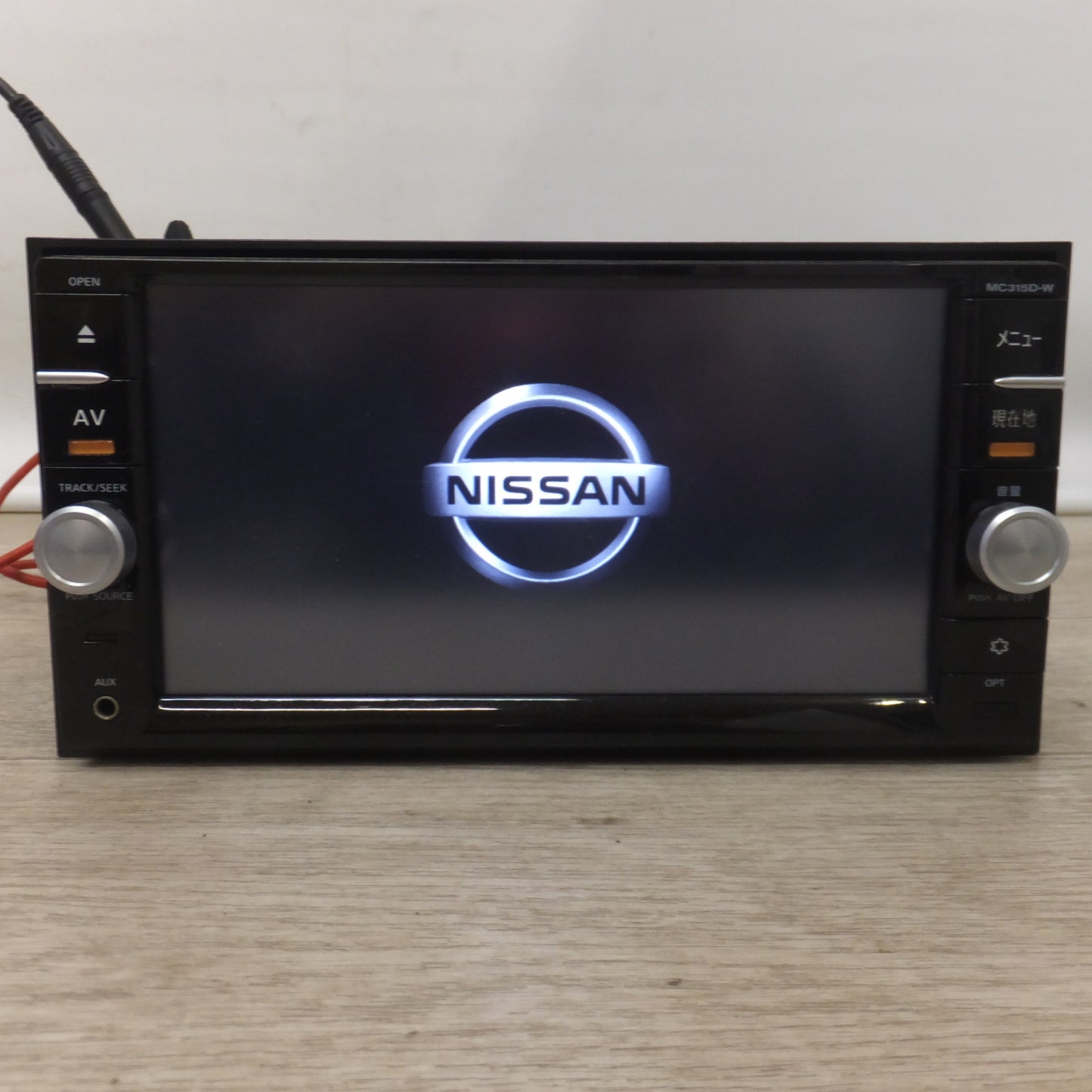 [送料無料] 現状品★クラリオン製 日産 純正 オリジナルナビゲーションシステム MC315D-W B8260-C994F-NP(65)★