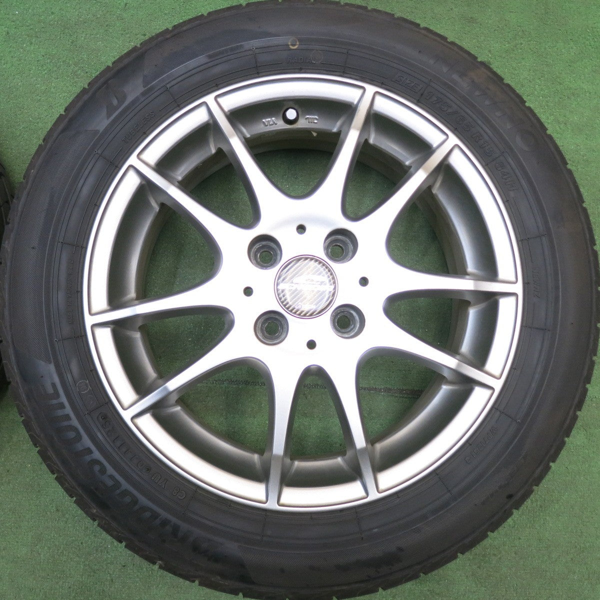 バリ溝！25年！ほぼ10分★175/65R15 ブリヂストン NEWNO SCHNEIDER シュナイダー ニューノ 15インチ PCD100/4H★6053007HAノ
