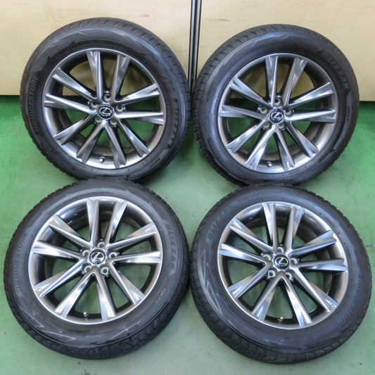 4本価格★レクサス RX 純正 235/55R19 スタッドレス ブリヂストン ブリザック DM-V2 19インチ PCD114.3/5H★6052702イス