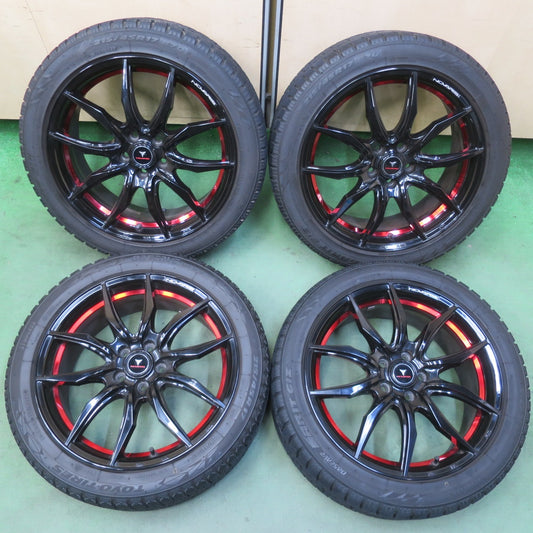 バリ溝！9.5分◎86 BRZ 等 215/45R17 スタッドレス トーヨー オブザーブ GIZ NOVARIS ノヴァリス 17インチ PCD100/5H◎6092912イス