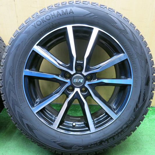 バリ溝!22年!キレイ!9.5分◎フォレスター XV 等 225/60R17 スタッドレス ヨコハマ アイスガード G075 STRANGER ストレンジャー 17インチ PCD100/5H◎6092406HAス