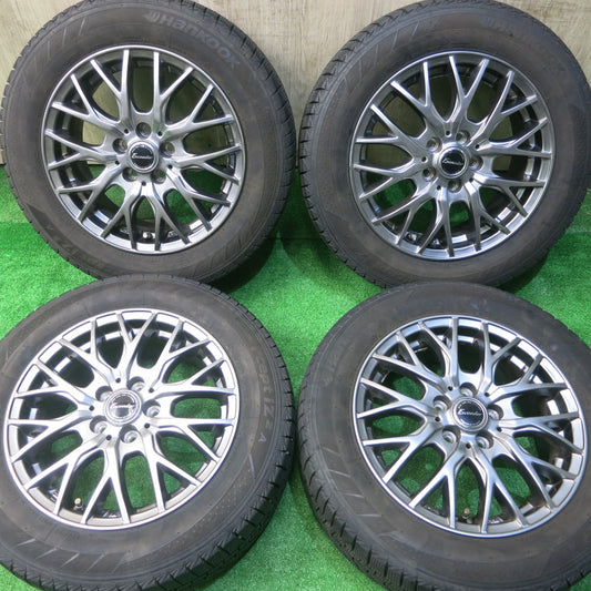 バリ溝！22年！キレイ！9.5分★プリウス 等 185/65R15 スタッドレス ハンコック ウインター アイセプト IZ2A Exceeder エクシーダー 15インチ PCD100/5H★5051702NJス