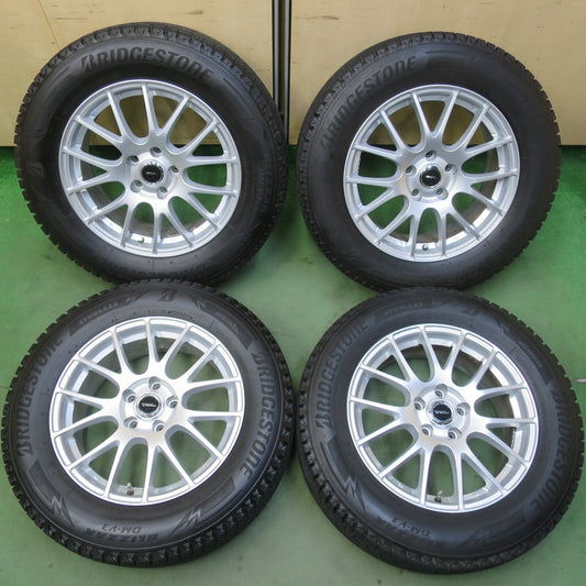 バリ溝！キレイ！9分◎スタッドレス 225/65R17 ブリヂストン ブリザック DM-V3 TOPRUN トップラン 17インチ PCD114.3/5H◎6090410イス